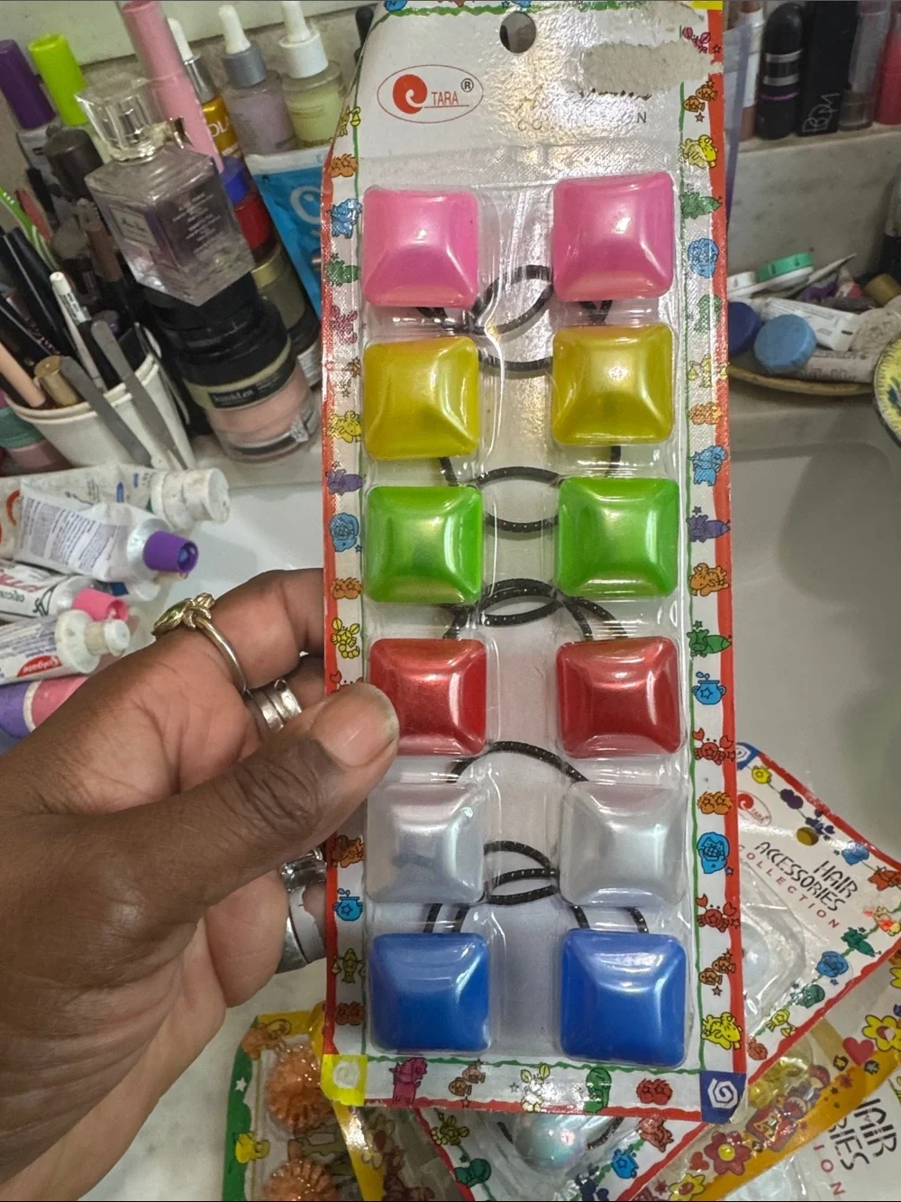 Girls barrettes and hair ball bundle